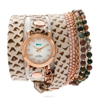      La Mer Collections "Stones Camps Bay Wrap Raptor/Rose Gold". LMMULTI7006