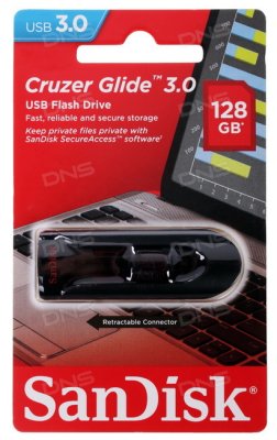   USB Flash  Sandisk 128Gb Cruzer Glide (SDCZ600-128G-G35)