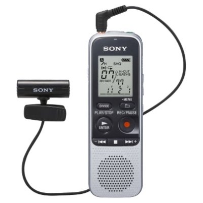 Товар почтой Цифровой диктофон Sony ICD-BX112 2 Гб без подключения к ПК серебристый