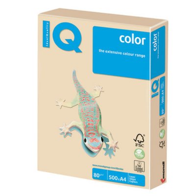    IQ Color A4 80g/m2 500  Pastel Dark Cream SA24 110787