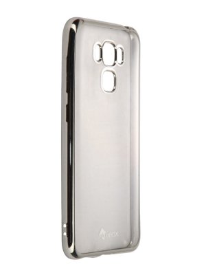   - ASUS Zenfone 3 Max ZC553KL SkinBox Silicone Chrome Border 4People Silver T-