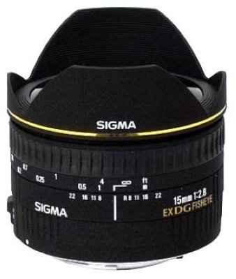     Nikon Sigma AF 15mm F2.8 EX DG DIAGONAL Fisheye .