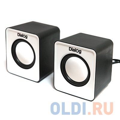    Dialog Colibri AC-02UP BLACK-WHITE - 2.0, 6W RMS, -,   USB
