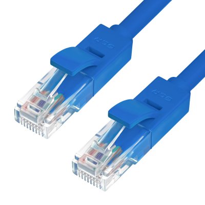     Greenconnect Premium UTP 30AWG cat.6 RJ45 T568B 0.3m Blue GCR-LNC621-0.3m