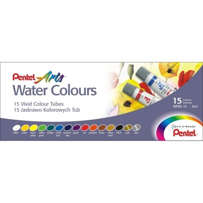     15  Pentel Water Colours WFRS-15