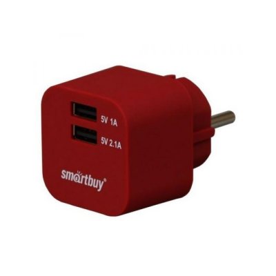   Smartbuy   Volt 2xUSB 3.1A SBP-2300 Dark Red