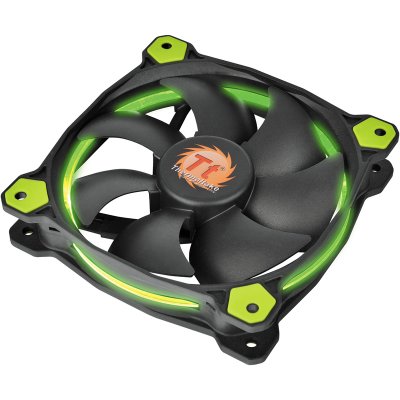    140 mm, Thermaltake CL-F039-PL14GR-A, Riing 14 LED Green +LNC
