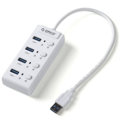    USB Orico W9PH4-WH 4-Ports White