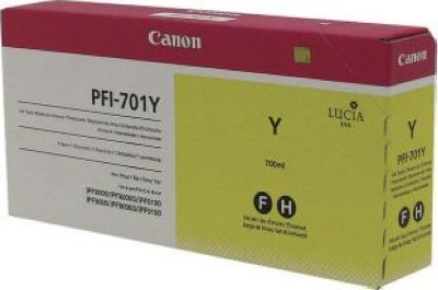   PFI-701Y  CANON Yellow  IPF-8000/9000 700 
