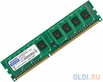     2Gb PC3-12800 1600MHz DDR3 DIMM GoodRAM CL11 GR1600D364L11/2G