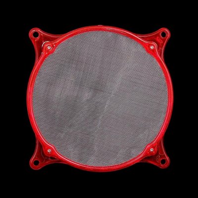   Lamptron UV Sensitive Fan Filter 92mm, red