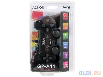    Dialog Action GP-A11 Black, , 12 , USB