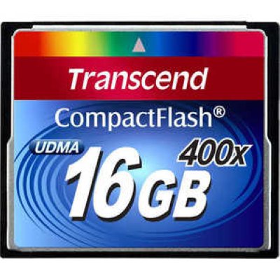     Compact Flash Card 16GB Transcend 400x TS16GCF400