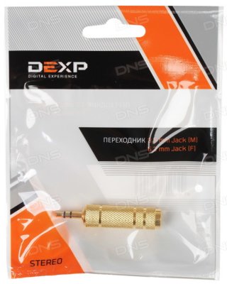    DEXP 3.5 mm jack - 6.3 mm jack
