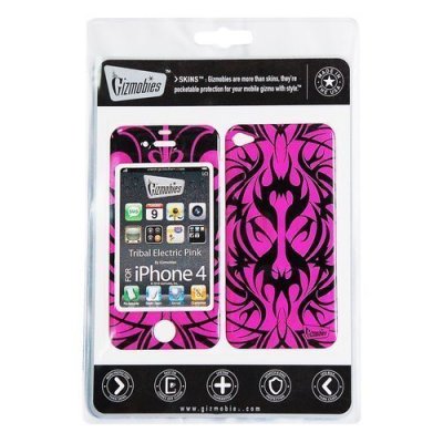   3D   iPhone 4G Gizmobies Tribal Electric Pink