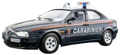    Bburago 1:24  Security Force Alfa Romeo 156 carabinieri (1997) 18-22034