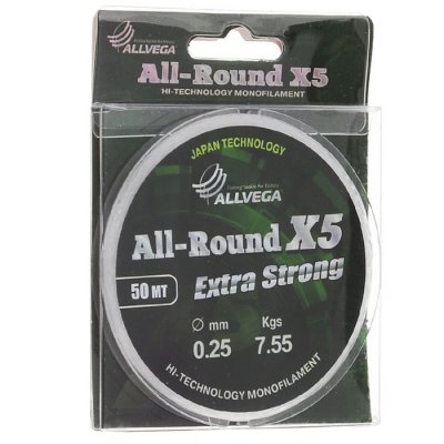    Allvega All-Round X5 50m 0.25mm LAR5025