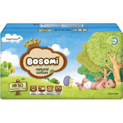    BOSOMI Natural Cotton NB, 50 .