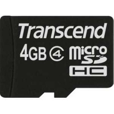     Transcend TS4GUSDC4 microSDHC, 4 , Class 4