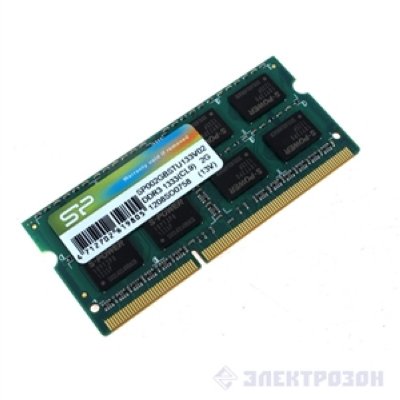       SO-DDR3 2Gb PC10600 1333MHz Silicon Power SP002GBSTU133V02