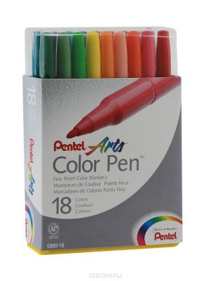    Pentel "Color Pen", 18 