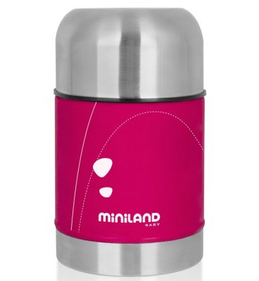      Miniland Soft Thermo Food 600ml 89122 Pink