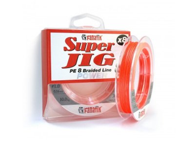    Fanatik Super Jig PE X8 (#1,0) 0.16mm 120m Orange SJPEX812010O