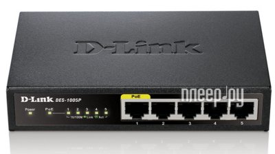      D-Link DES-1005P  5xLAN PoE