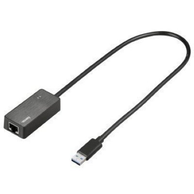     . Hama H-53128 Gigabit Eth. USB 3.0 - RJ 45 (8p8 ) 10/100/1000  