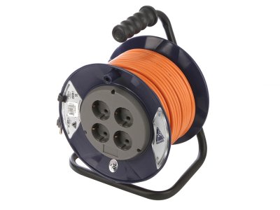     - PowerLine 4 Sockets 3x1.5 16A   30m Orange cord UK106C-430DB