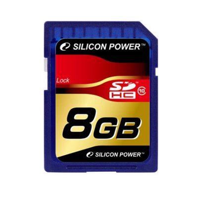     SecureDigital SecureDigital 8Gb Silicon Power HC Class10 (SP008GBSDH010V10)