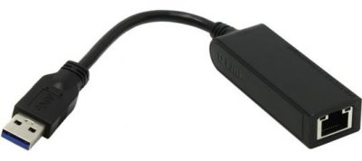     D-Link (DUB-1312) USB3.0 Ethernet Adapter (10/100/1000Mbps)