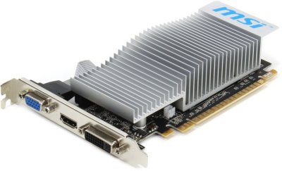    MSI GeForce 210 589Mhz PCI-E 2.0 512Mb 1000Mhz 64 bit DVI HDMI HDCP TurboCache N210-TC1GD