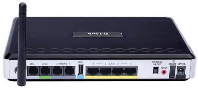     D-Link DVA-G3672B/RU/D 802.11bg 54Mbps 2.4  4xLAN USB 