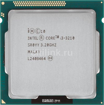   Intel Core i3-3210  3.2GHz Ivy Bridge Dual Core (LGA1155,3MB,DMI,1050MHz,HT,22 nm,55W) Tra