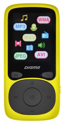    Flash Digma Q3 8Gb Black 1.8" FM /FM/AVI/AMV/MP3/WMA/FLAC/OGG/APE/ASF/WAV/TF slot