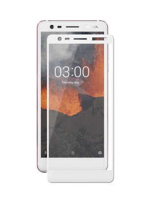     Red Line  Nokia 3.1 Full Screen Tempered Glass White  000017840