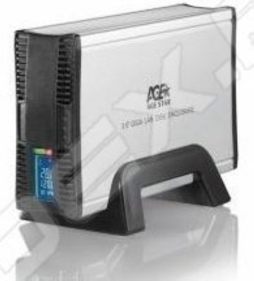      HDD AgeStar GNSB3AHT Silver (1x3.5, USB 3.0/LAN)