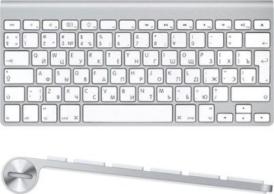     Apple Wireless Keyboard MC184 White Bluetooth