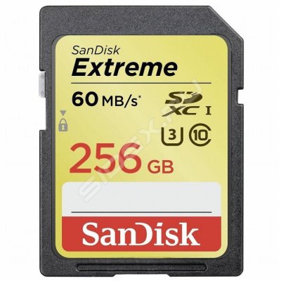     SanDisk Extreme 256Gb SDXC Class 10 UHS-I (SDSDXN-256G-G46)