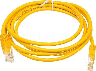       Patchcord molded 5E 2m Yellow