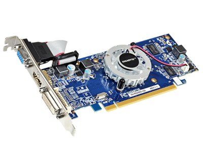    Gigabyte Radeon R5 230 625Mhz PCI-E 2.1 1024Mb 1066Mhz 64 bit DVI HDMI HDCP GV-R523D3-1GL