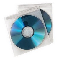      CD-ROM/DVD-ROM Protective Sleeves 50, white
