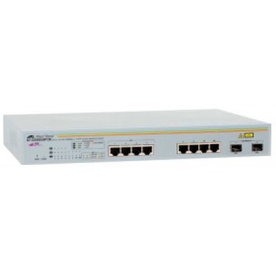    Allied Telesis AT-GS950/8POE 8 port 10/100/1000TX WebSmart POE switch with 2 SFP bays
