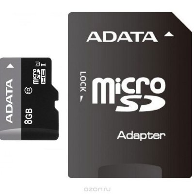   ADATA Premier microSDHC 8GB Class 10 UHS-I   + 