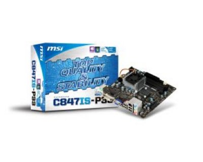   MSI C847IS-P33   (Intel NM70,Celeron 847 1.1GHz,mini-ITX,2*DDR3(1333) SODIMM,PCI-Ex