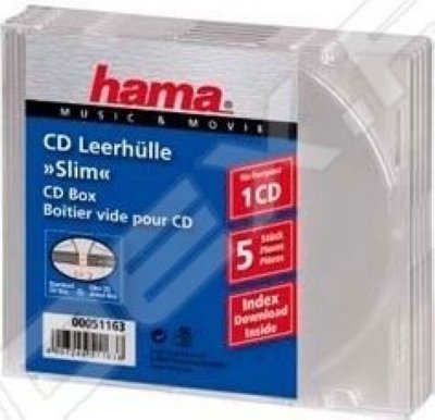    Hama H-51163 Slim  1 CD 5  ()