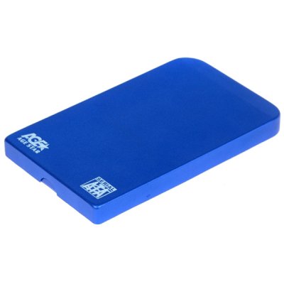      2.5" SATA-, AgeStar USB2.0, ,  (SUB2O7 Blue)