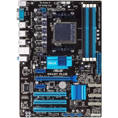   ASUS M5A97 LE R2.0   (AMD 970,AM3+,4*DDR3(2133),2*PCI-E,ATX,GLan,6*SATA 6G RAID,7.1