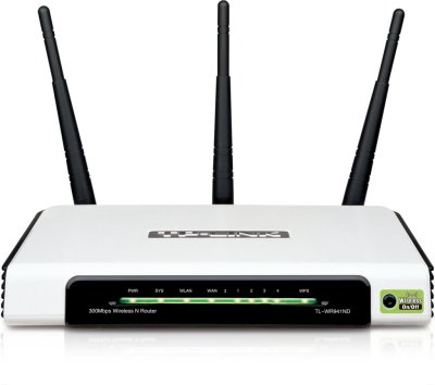    TP-Link TL-WR941ND Wireless Gigabit Router, Atheros, 3x3 MIMO, 2.4GHz, 802.11n Draft 2